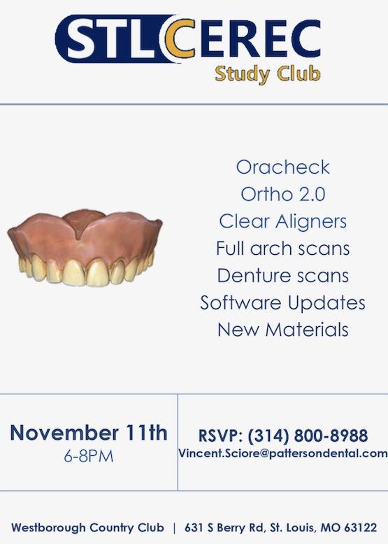 CEREC Study Club - Dental Supplies, Equipment and Service | Patterson Dental  St Louis